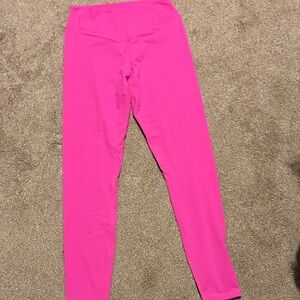 Bright Pink Kids Leggings